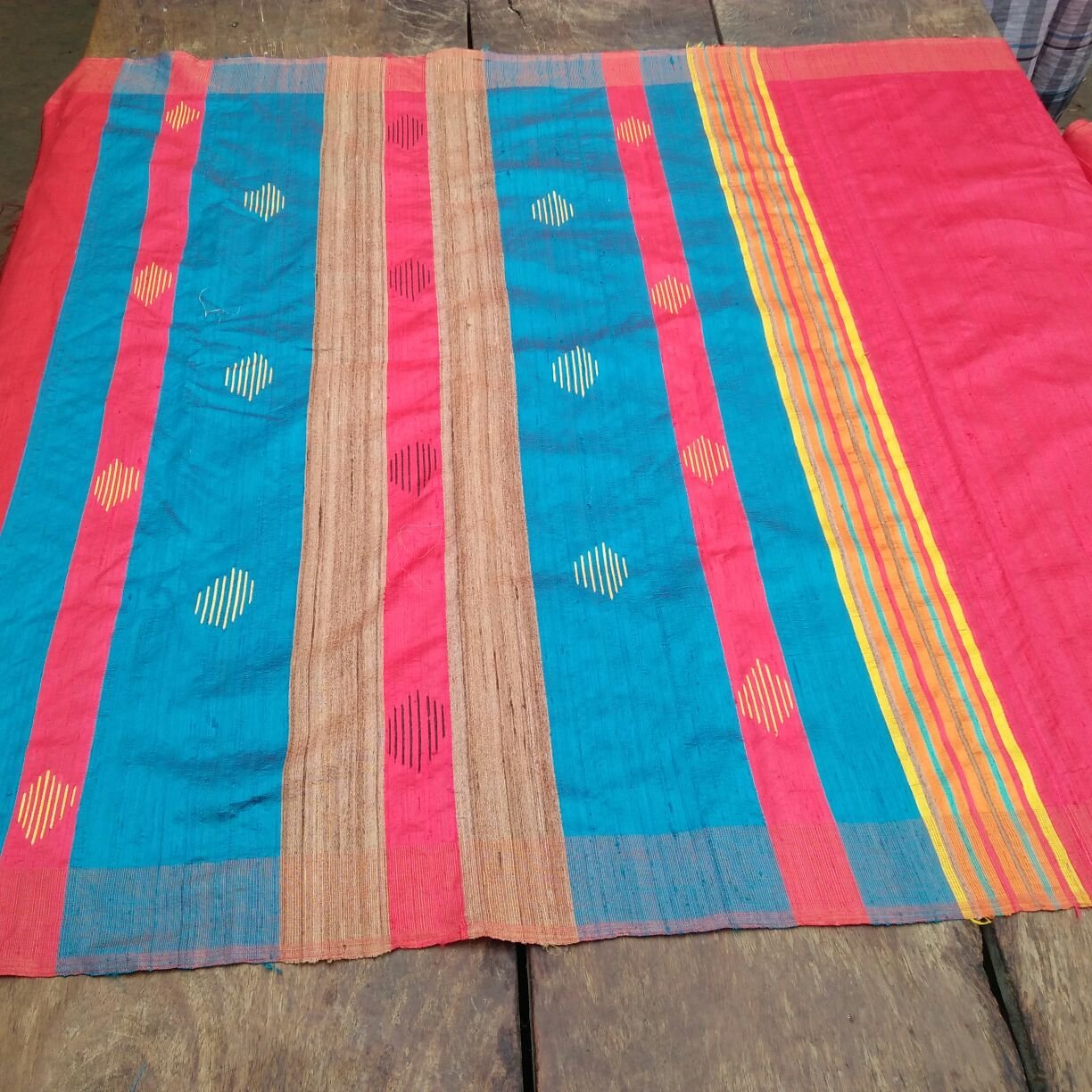 Hand made Bhagalpuri Cotton Silk Saree