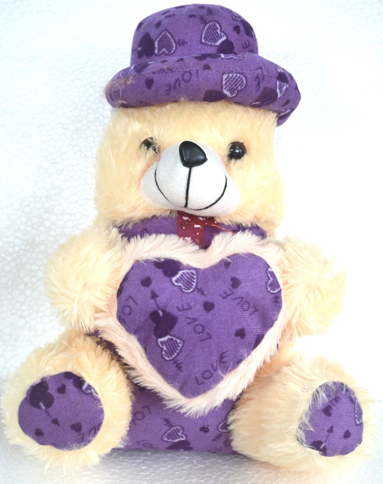 Purple Handmade Teddy Bear