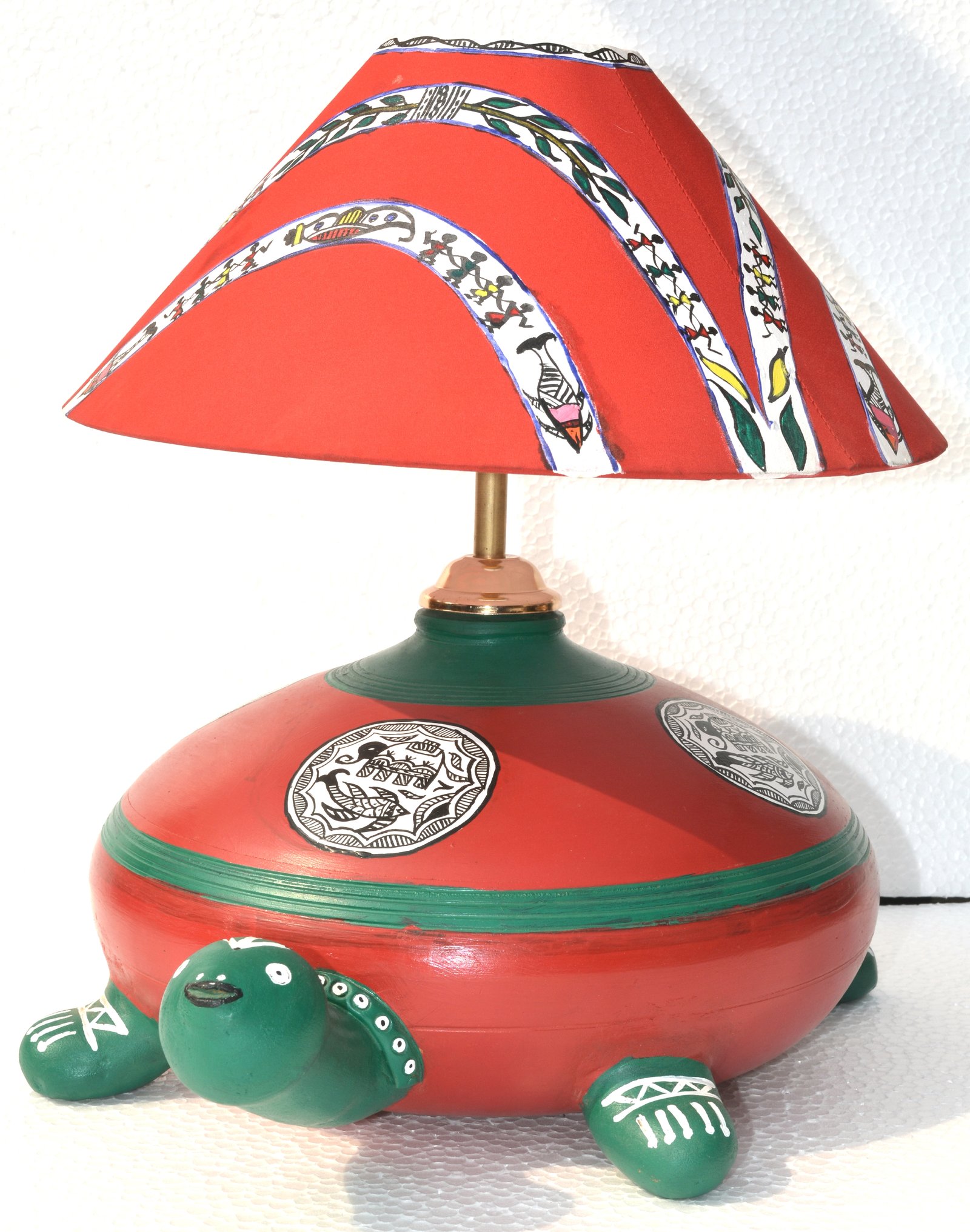 Clay Hand-made Electric Lamp