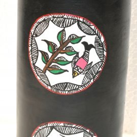 Black Color Vase