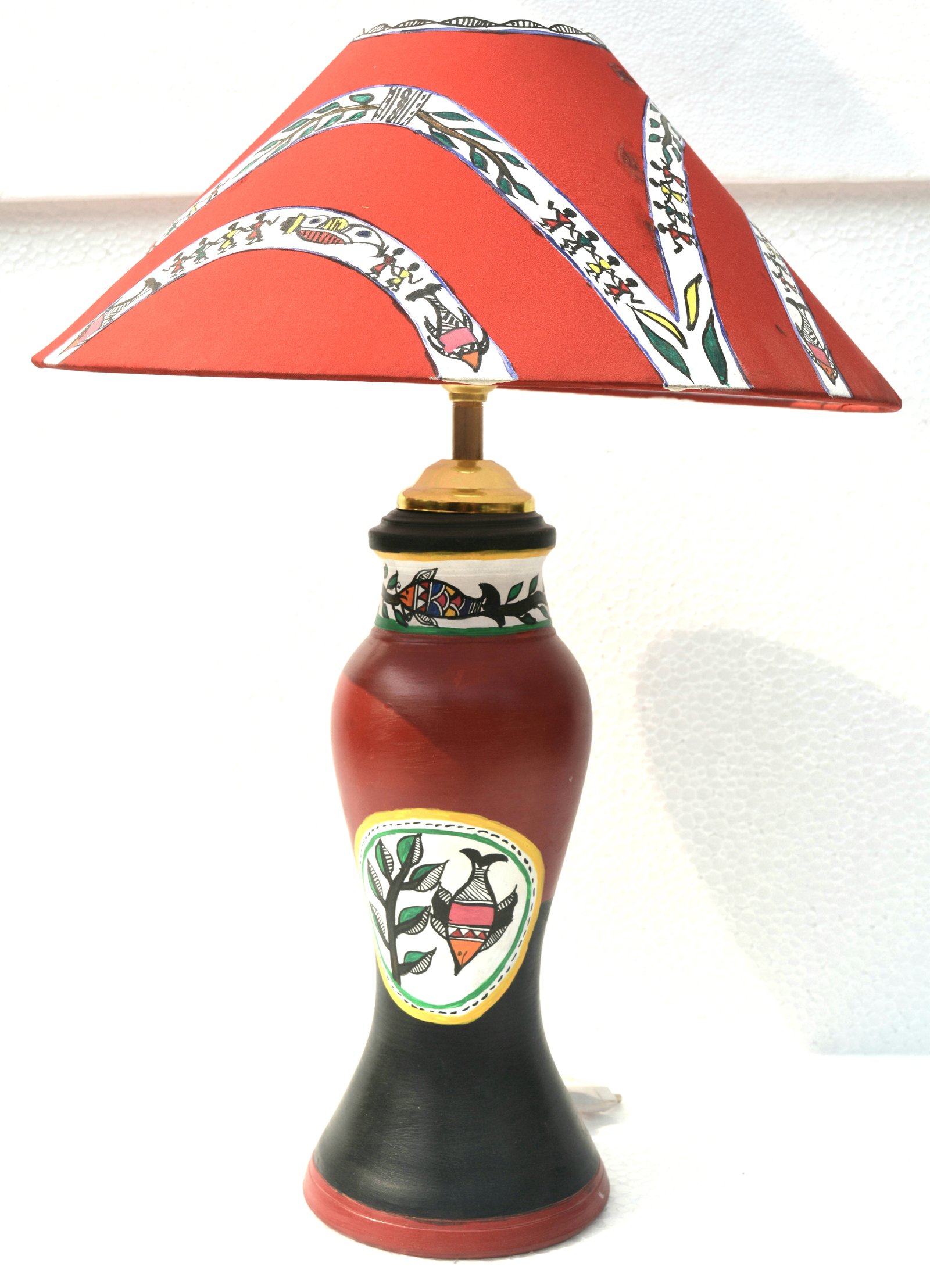 Clay Hand-made Electric Lamp