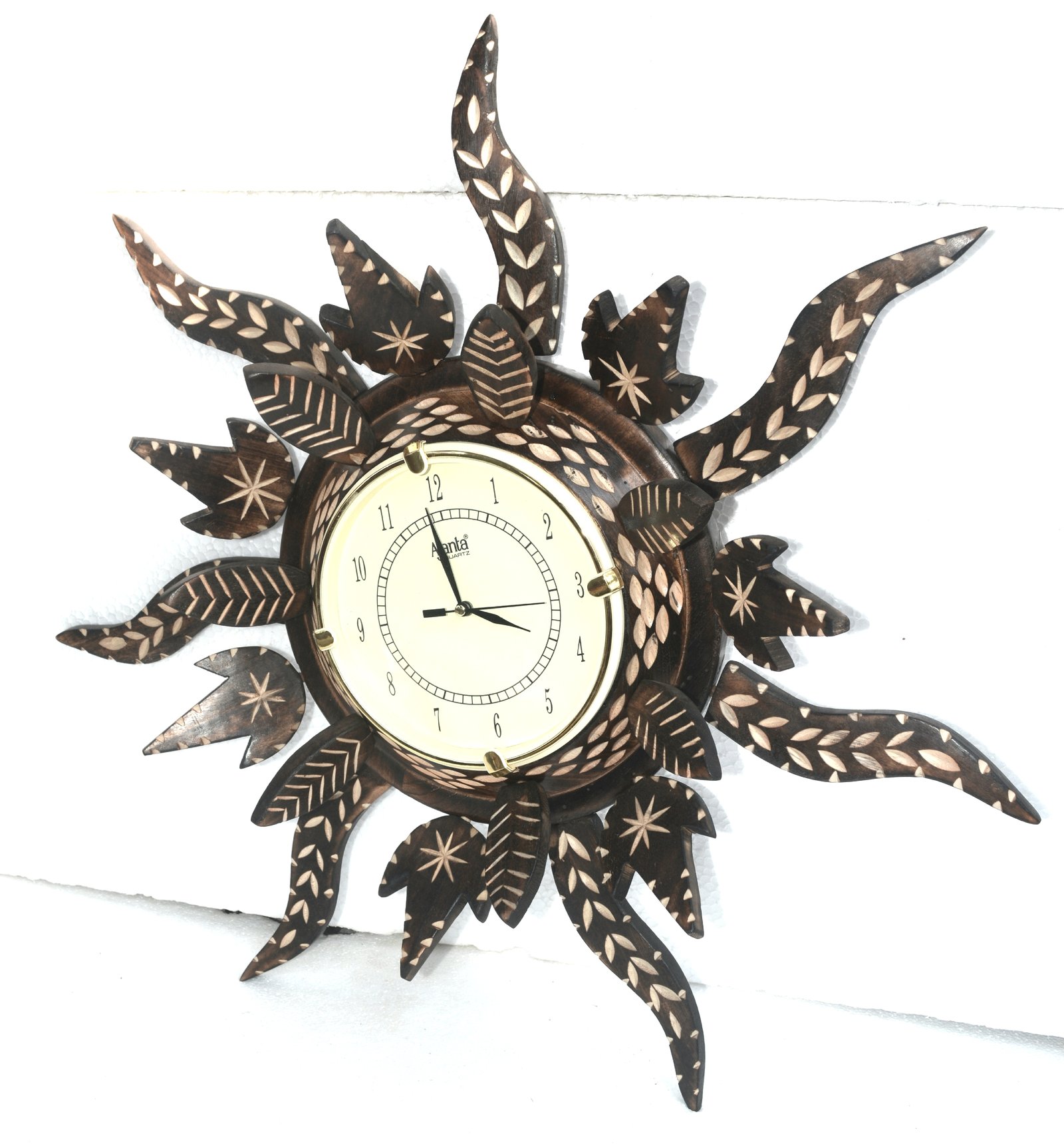 Wooden wall clock