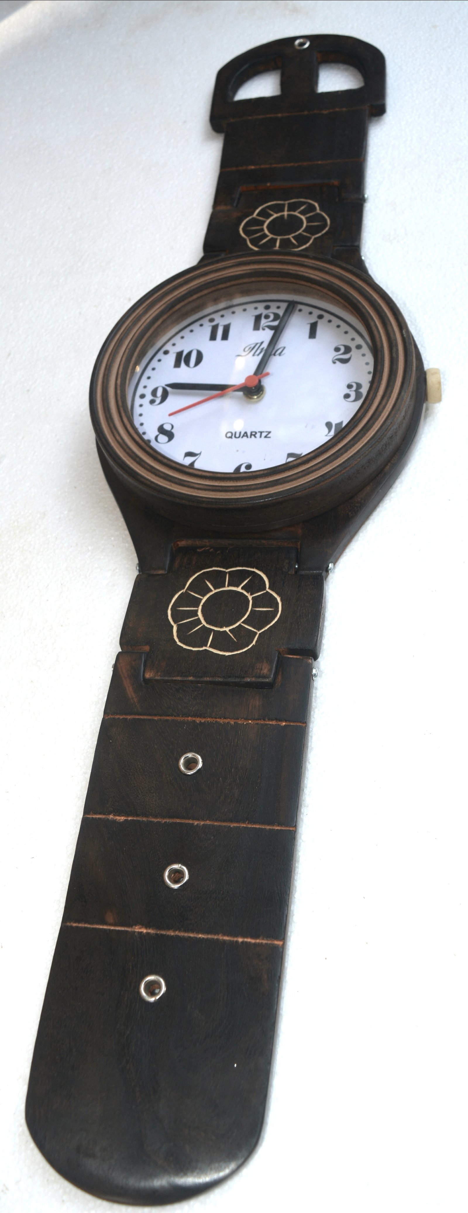 Wooden wall clock