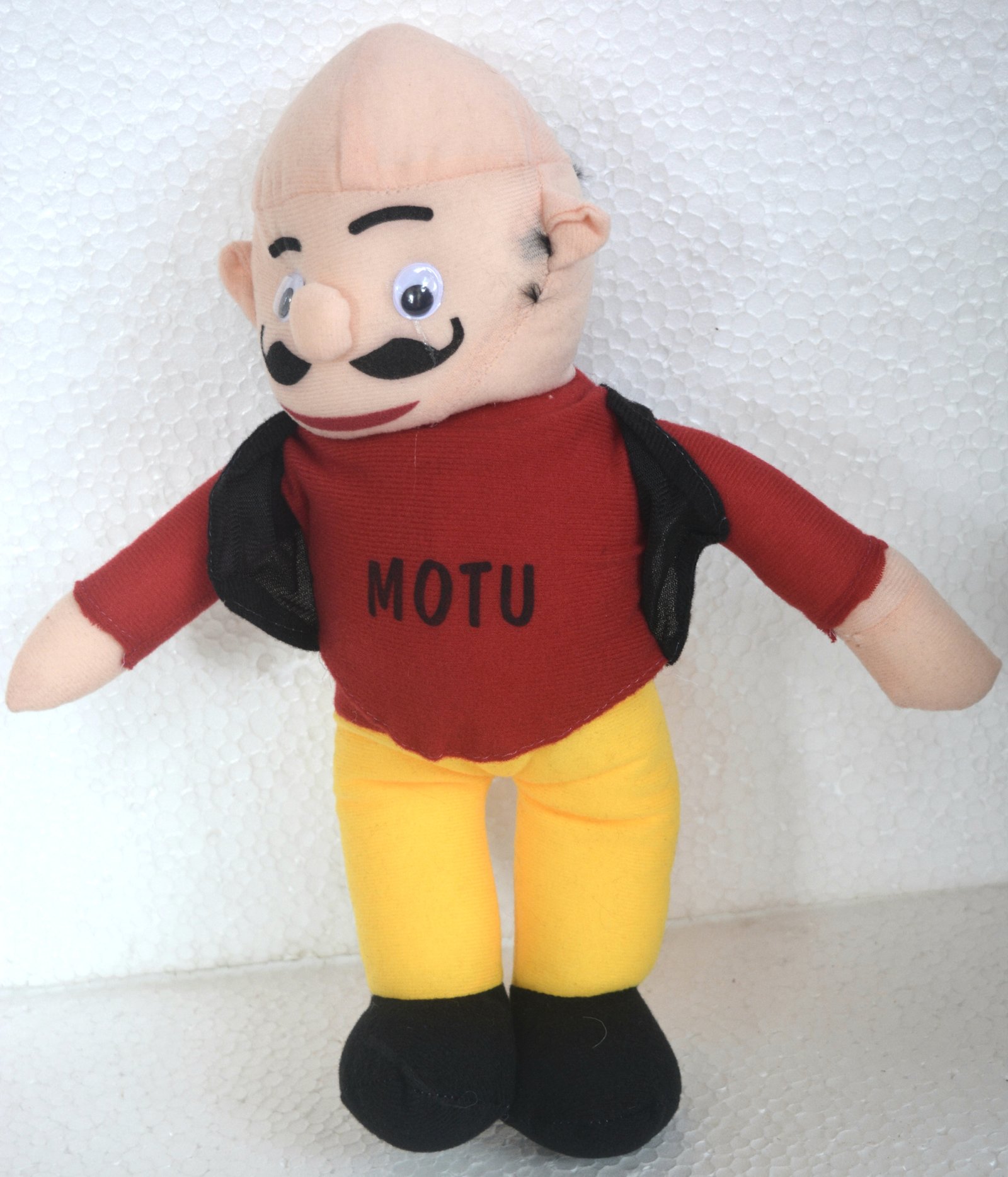 Red And Yellow Handmade Motu Soft Toy
