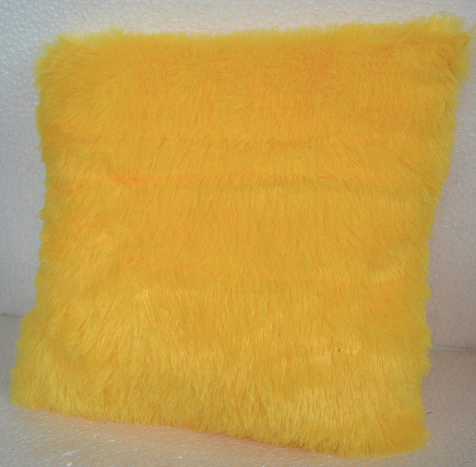 Solid Handmade Yellow Cushion