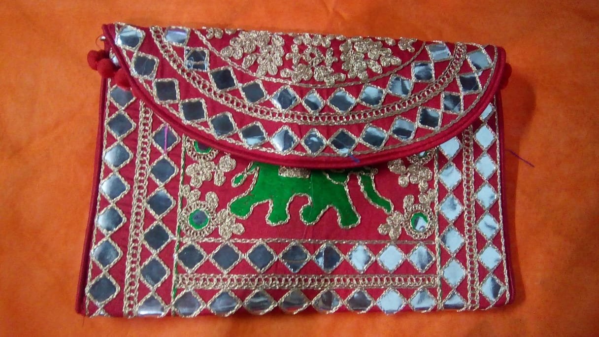 Handmade Embroidered  Purse
