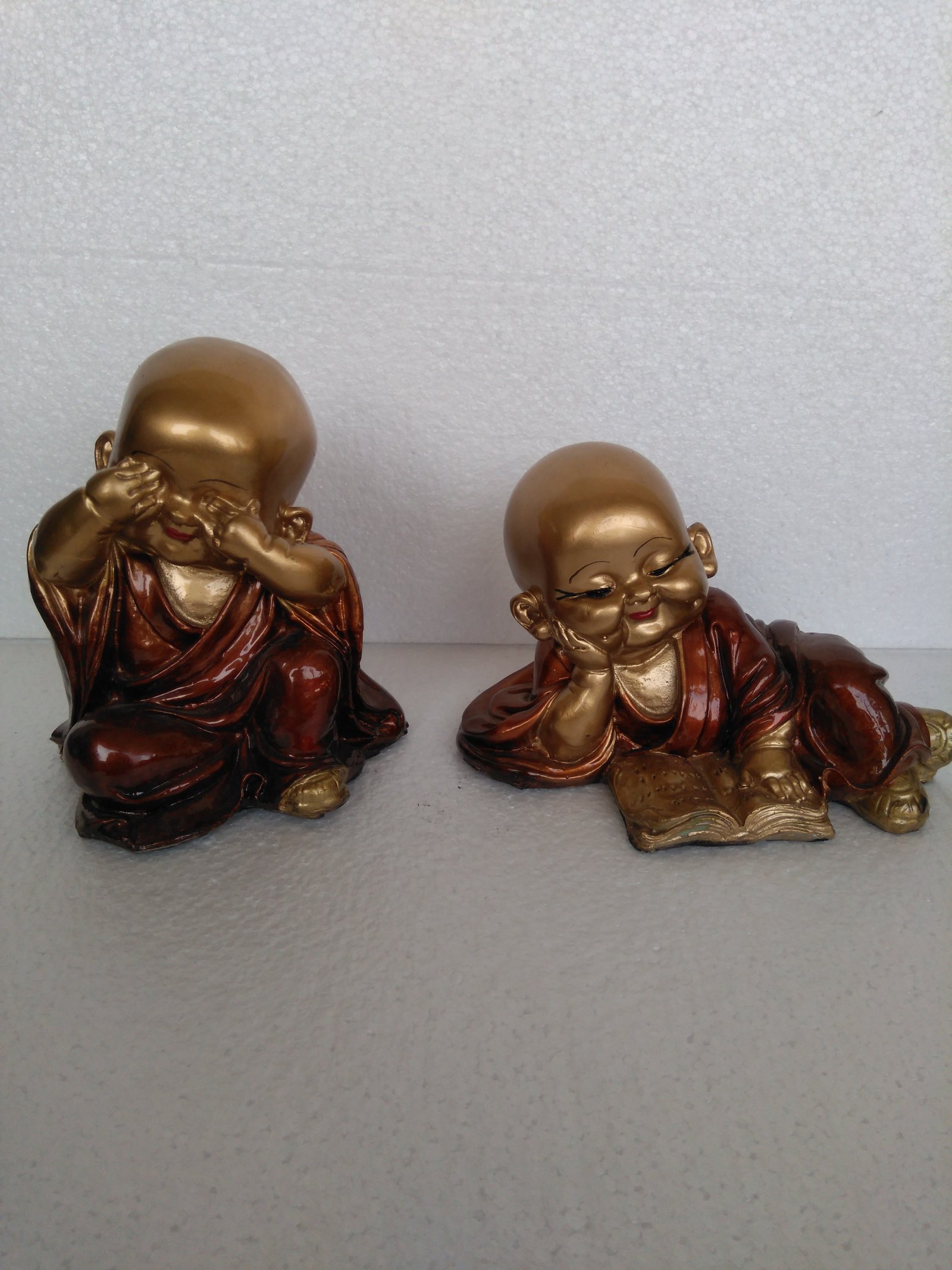 Beautiful fiber arts tiny buddha idol for Home/Office/ Car