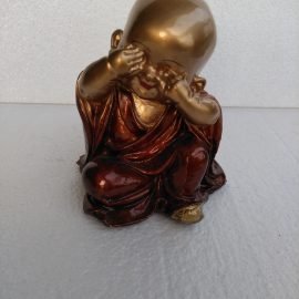 fiber arts tiny buddha idol
