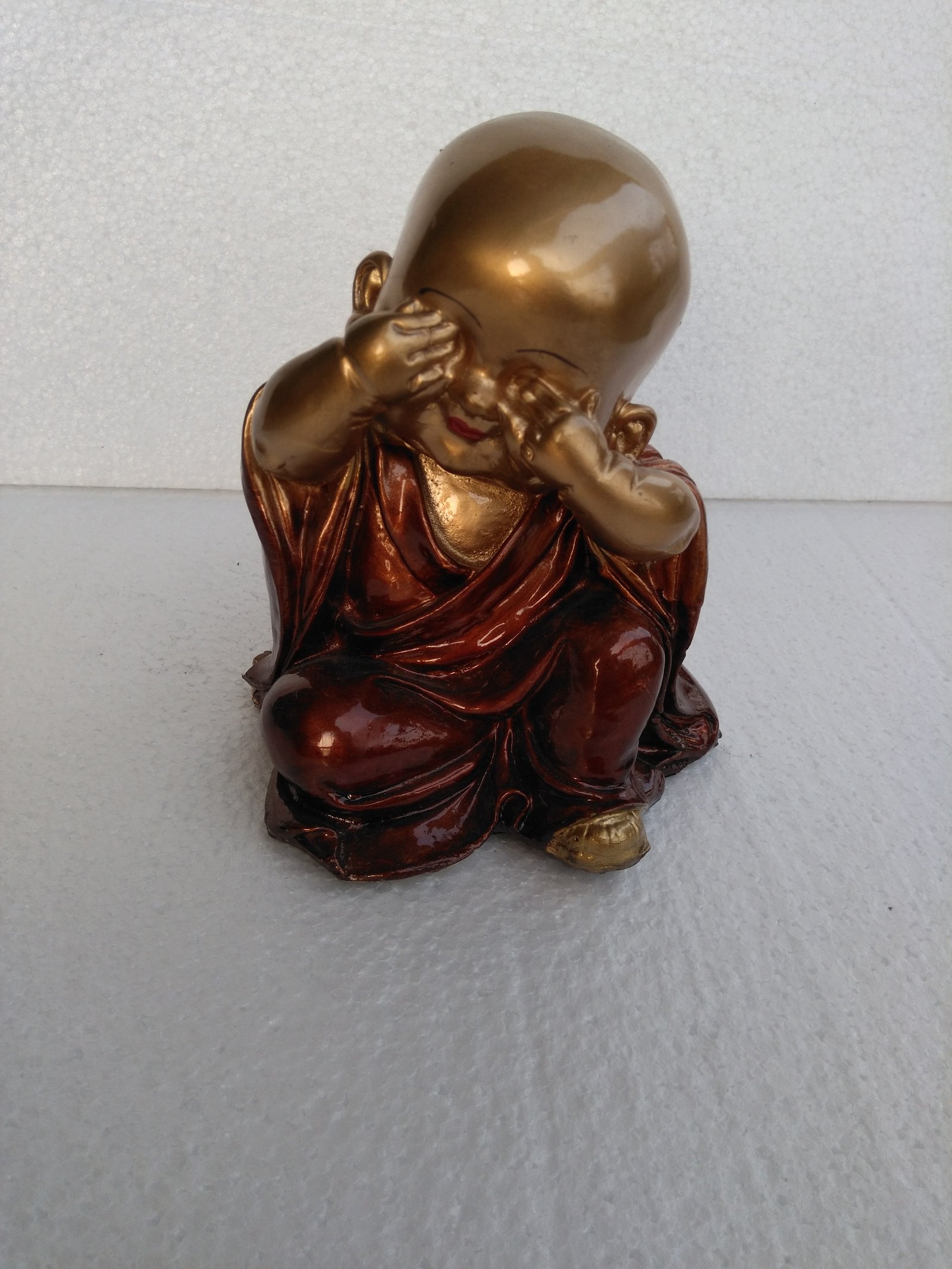 Beautiful fiber arts tiny buddha idol for Home/Office/ Car 4