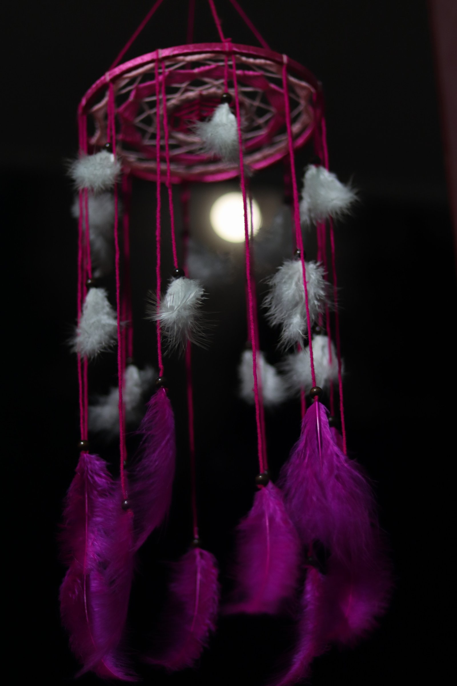 Crafts Dream catcher Wall Hanging-Pink