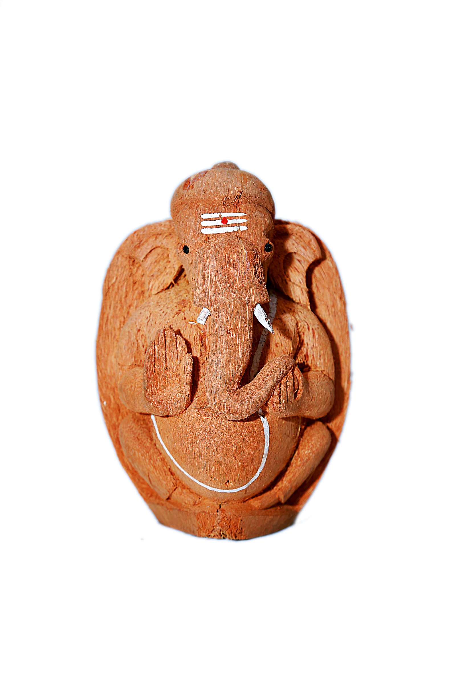 Lord Ganesha Coconut Husk Sculpture