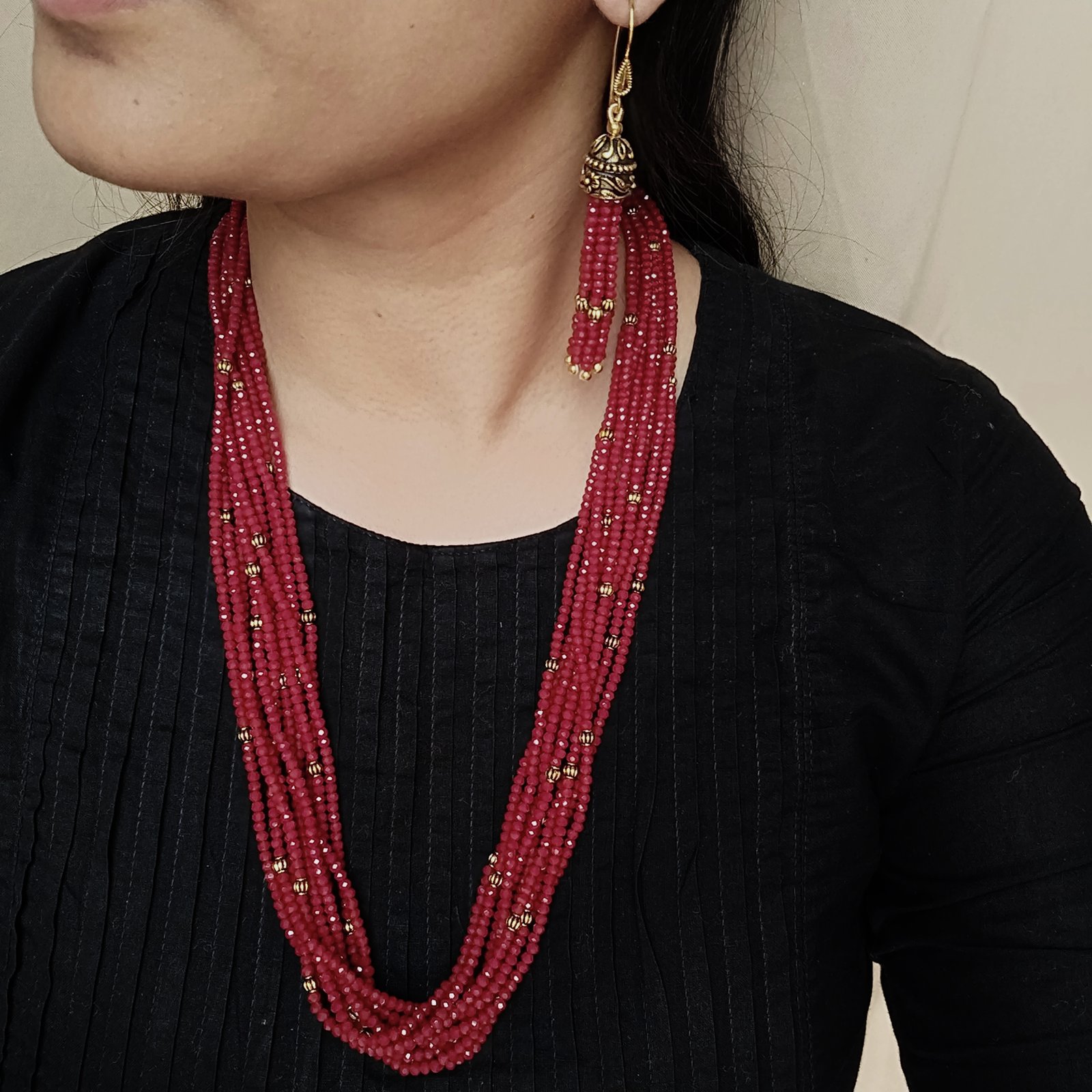 Marron Maala Neckpiece