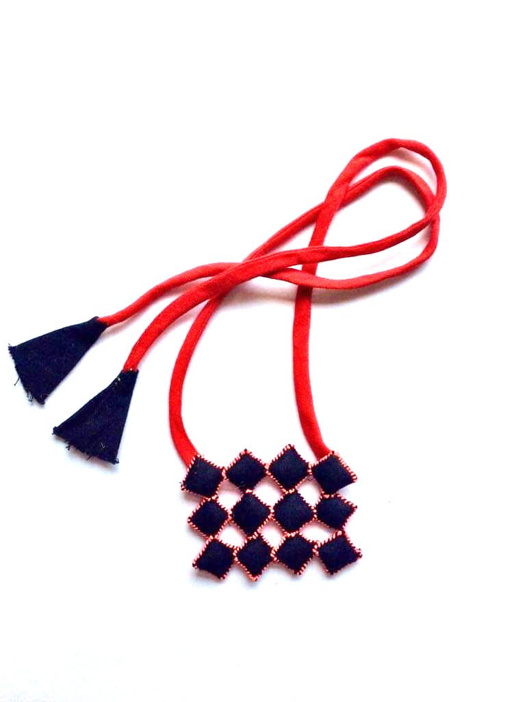 Handcrafted Fabric Necklace