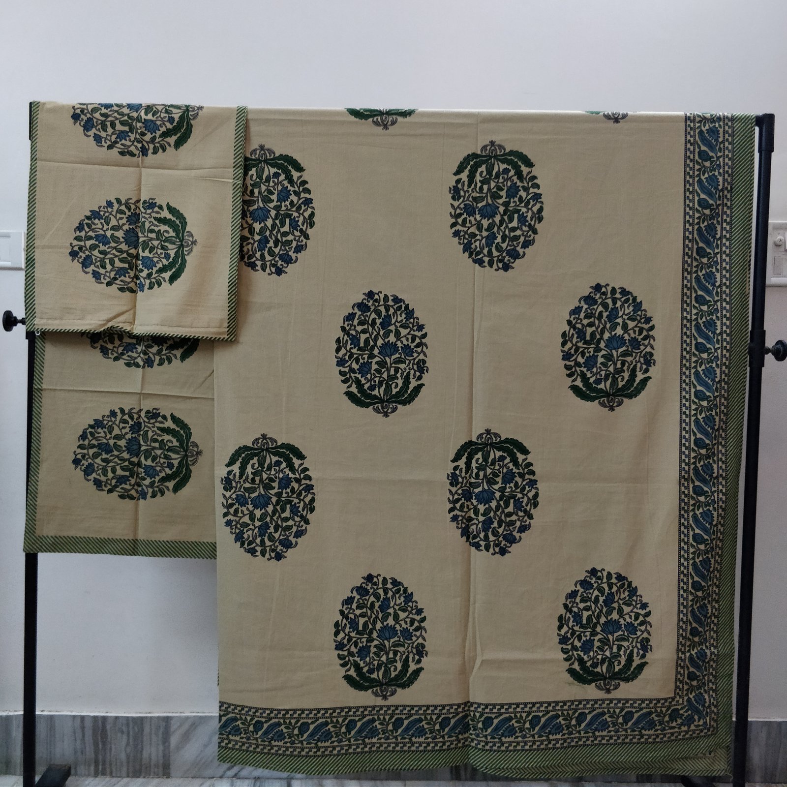 Hand Block Print Jaipuri Bedsheet