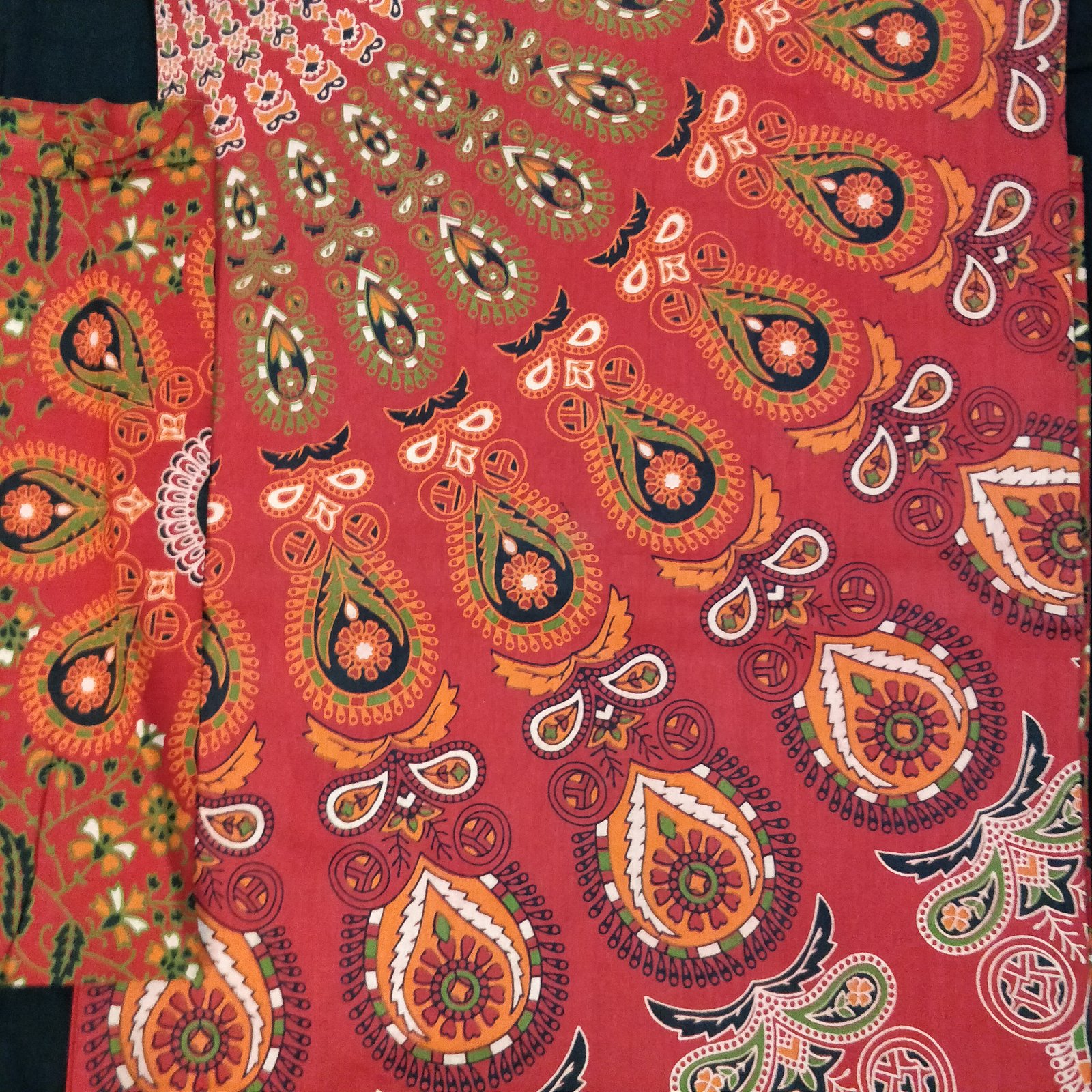Hand Block Print Jaipuri Bedsheet Kalamkari Print