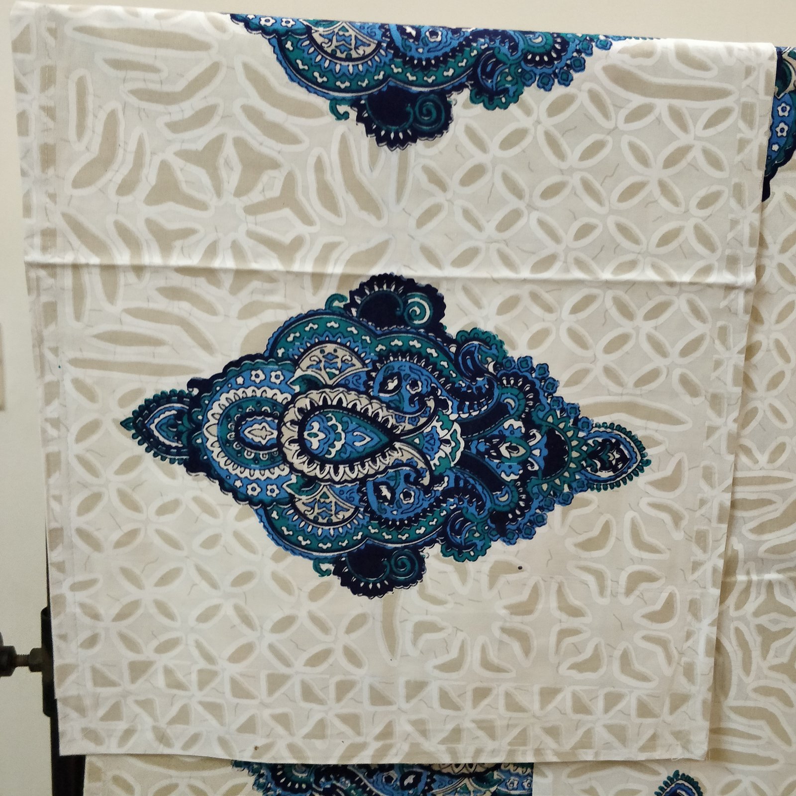 Hand Block Print Jaipuri Bedsheet Ajrakh Design