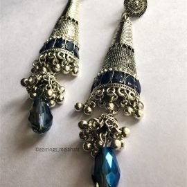 Silver plated jhumki